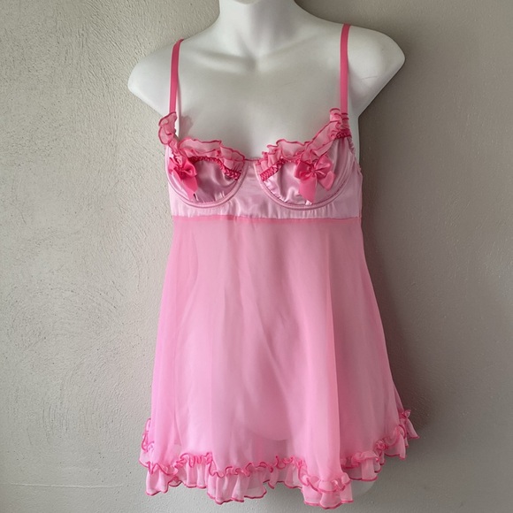Vintage Other - #45 Vintage Shirley pink babydoll  m